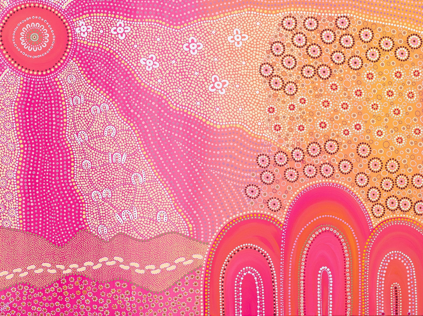 'Walk Together' Print by Domica Hill