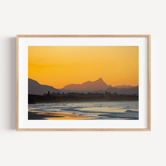 Byron Bay Sunset Art Print
