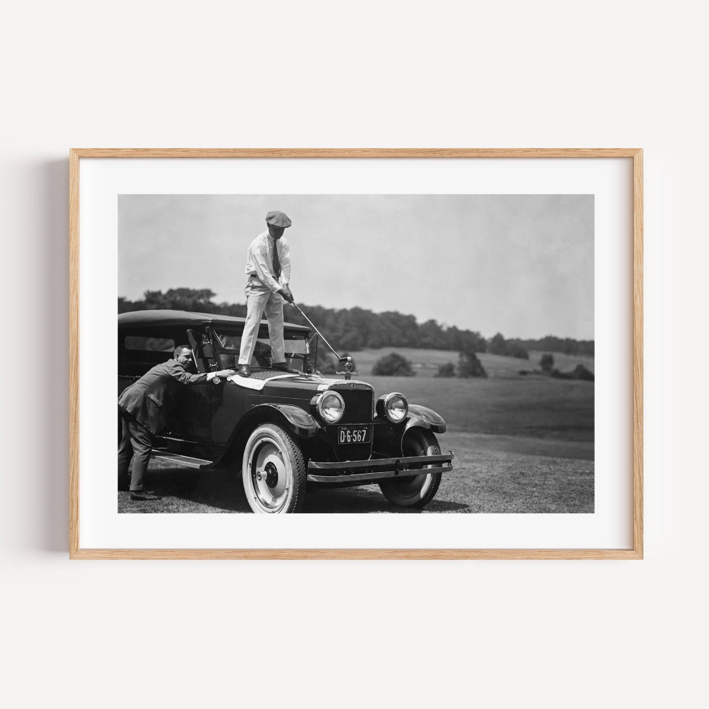 Golfers 1920 Art Print