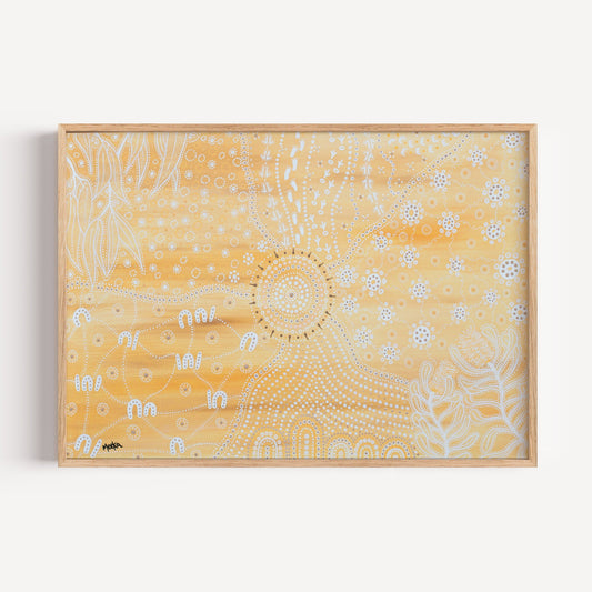 'The Land, Our Mother' Print by Domica Hill