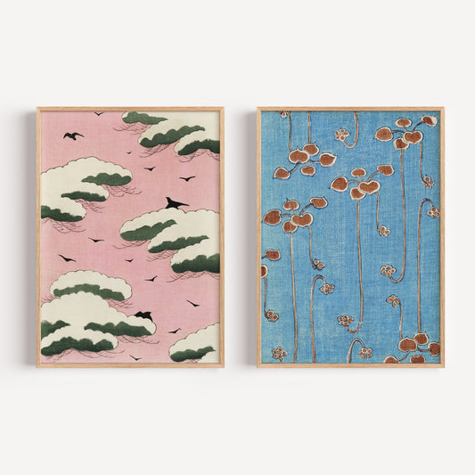 2x Japanese Art Prints by Bijutsu Sekai