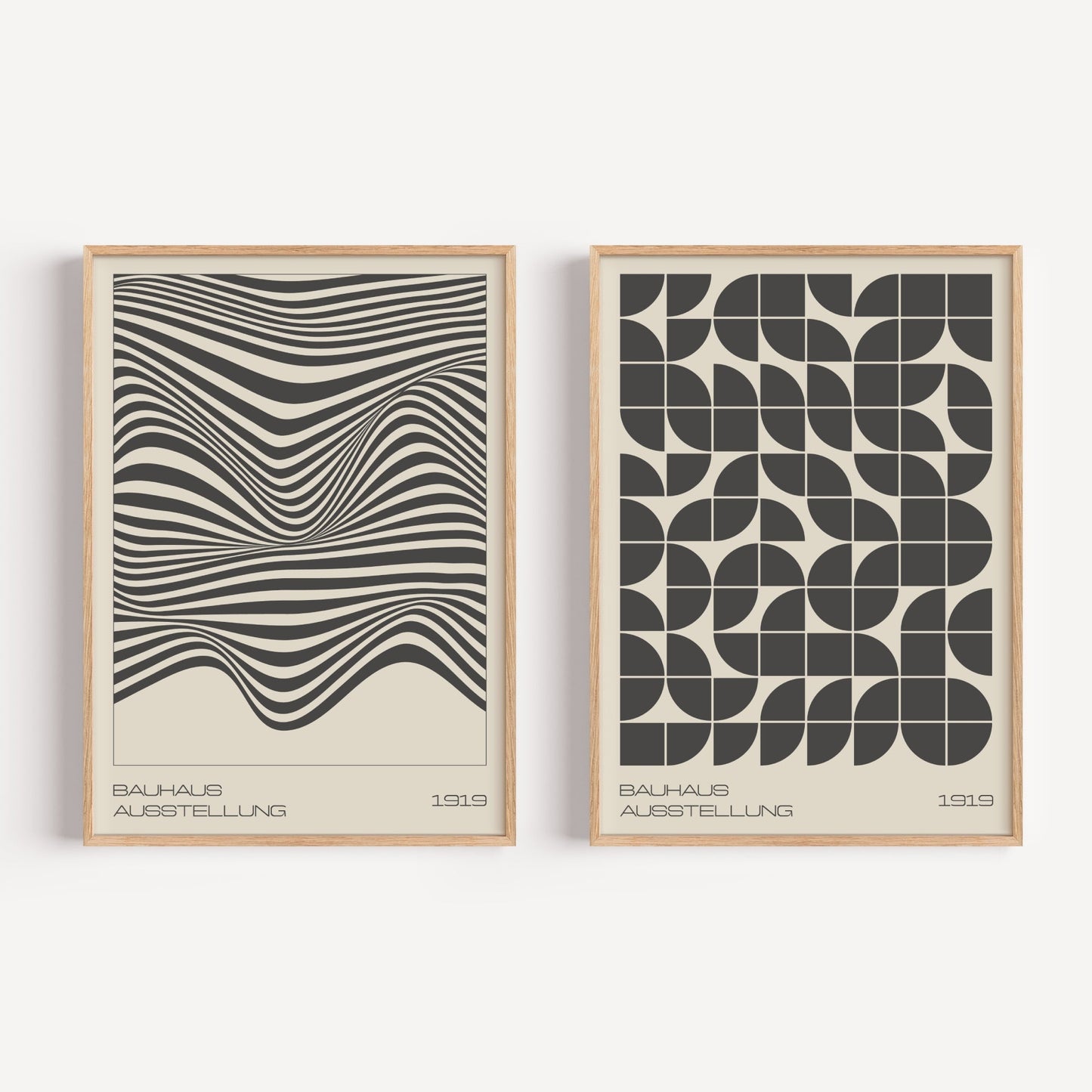 Bauhaus Noir Hommage Set of 2