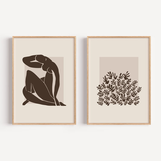 Black Cut-Out + Naakt by Matisse