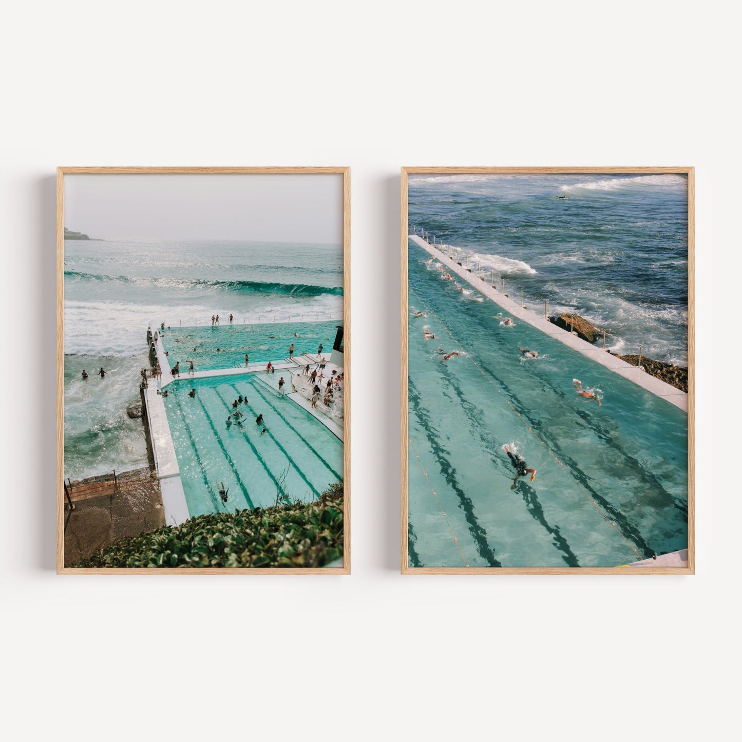 Bondi Swimmers | Set of 2 Art Prints