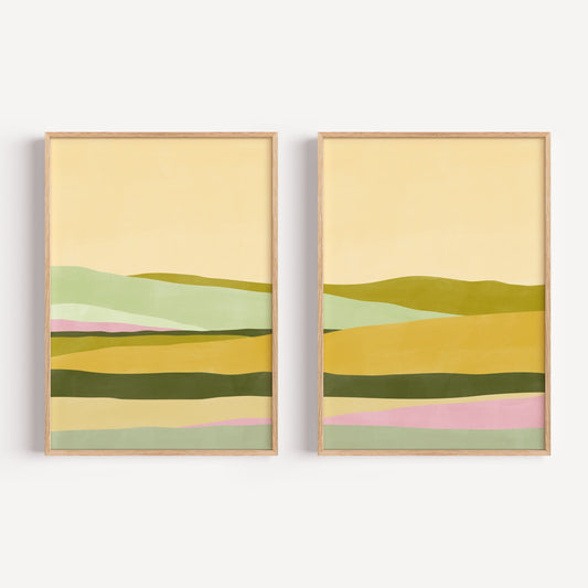 Pastel Horizon Set by Elena Ristova