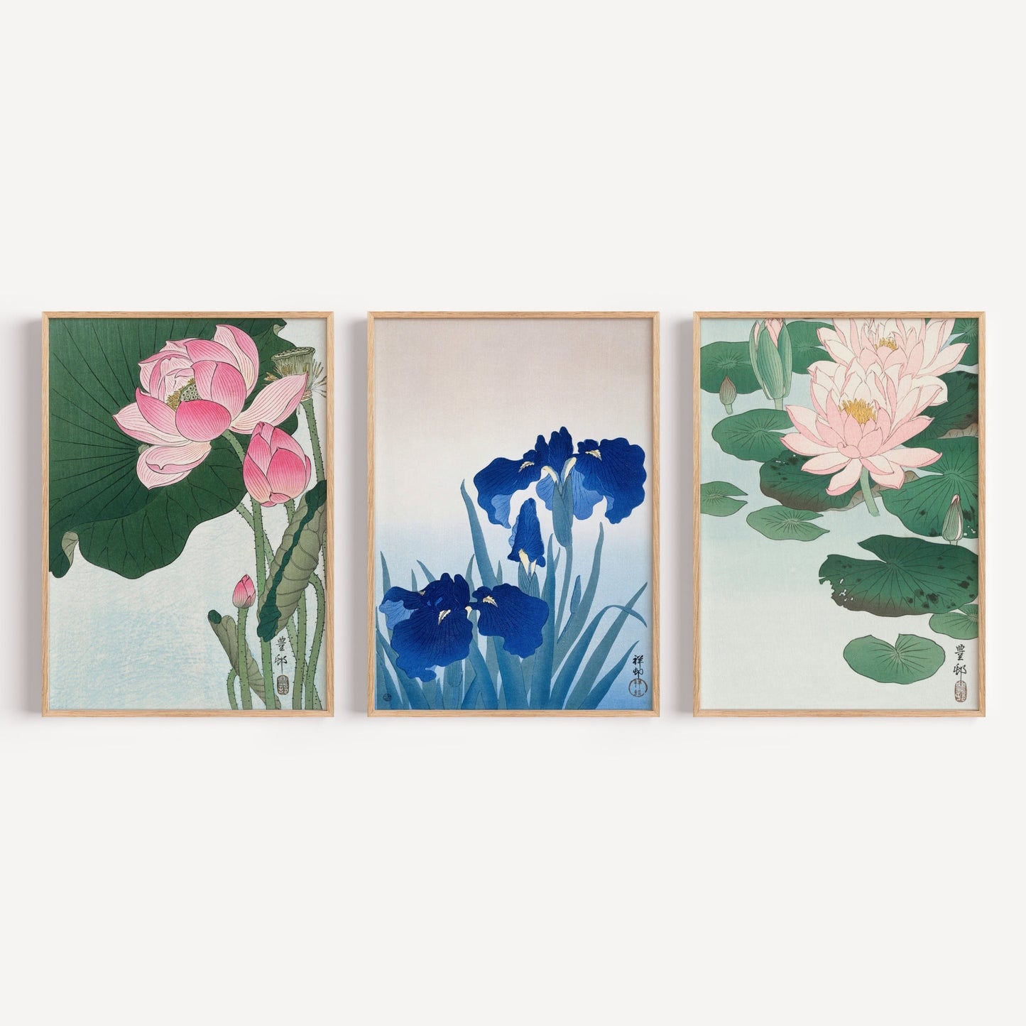 3x Japanese Flower Art Exhibitions