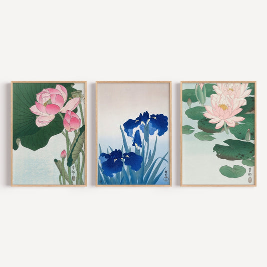 3x Japanese Flower Art Exhibitions