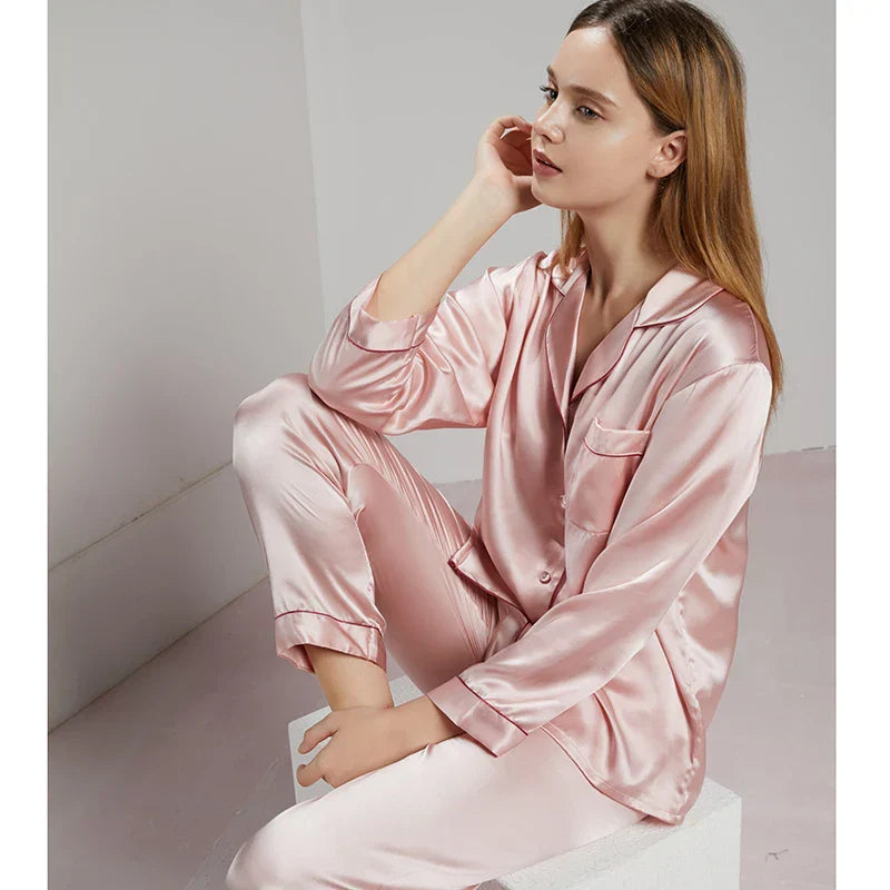 Luxe 100% Zijden Pyjama voor Vrouwen | Vivienne