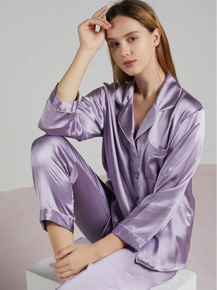 Luxe 100% Zijden Pyjama voor Vrouwen | Vivienne