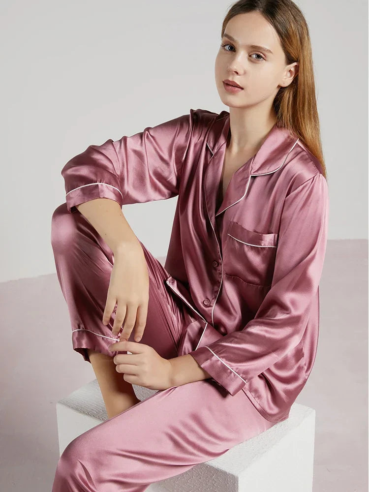 Luxe 100% Zijden Pyjama voor Vrouwen | Vivienne