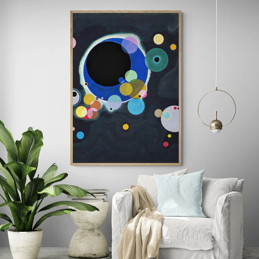 Several Circles by Wassily Kandinsky