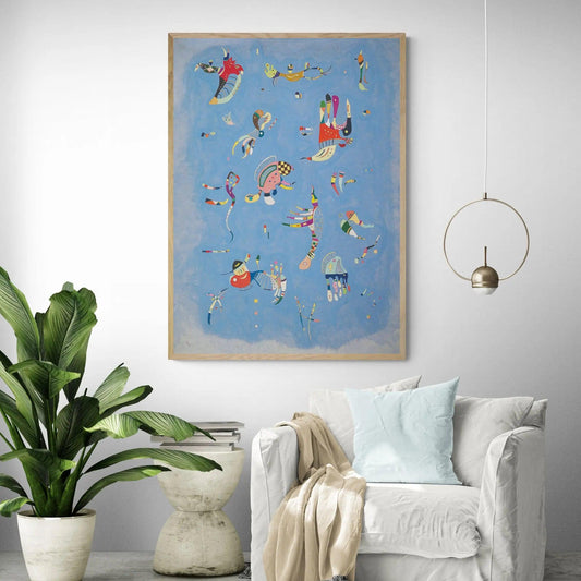 Sky Blauw 1940 by Wassily Kandinsky