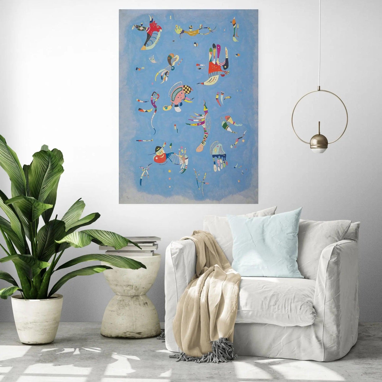 Sky Blauw 1940 by Wassily Kandinsky