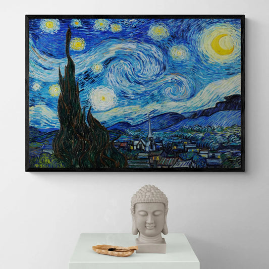 The Starry Night 1889 by Vincent Van Gogh