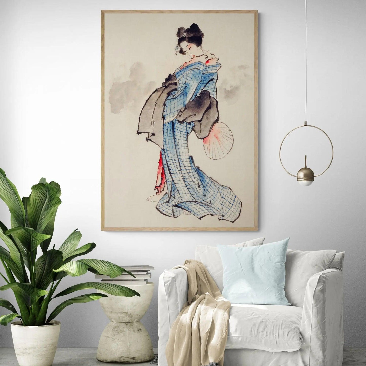 Vrouw by Katsushika Hokusai