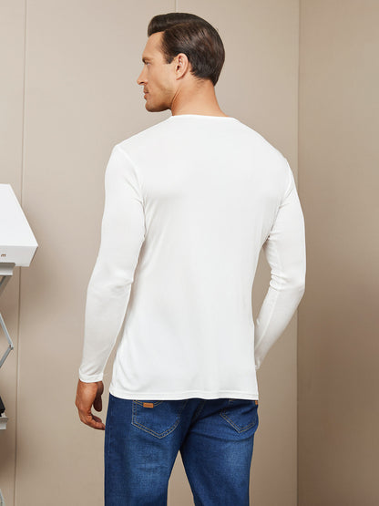 Mens Silk Knitted Tee