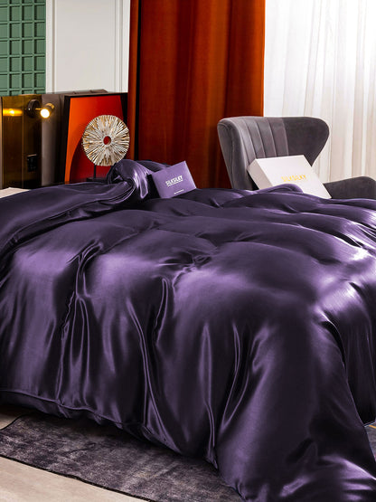 25Momme Mulberry Silk Seamless Duvet Cover (WITHOUT PILLOWCASES)