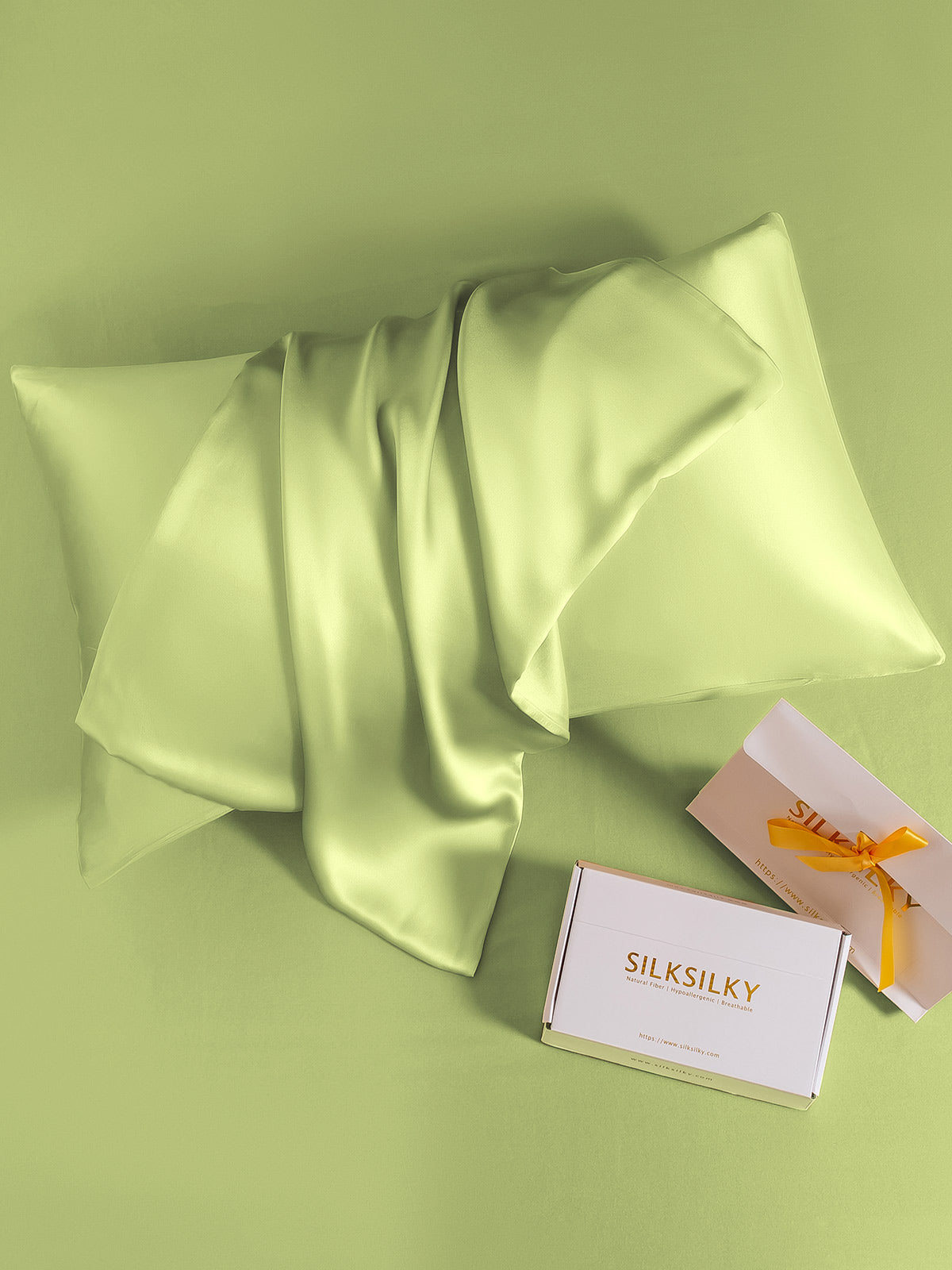 100% Mulberry Silk Pillowcase with Envelope Closure