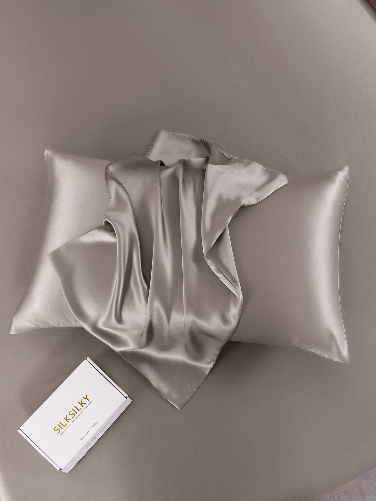 19Momme 100% Mulberry Silk Pillowcase - Envelope Closure