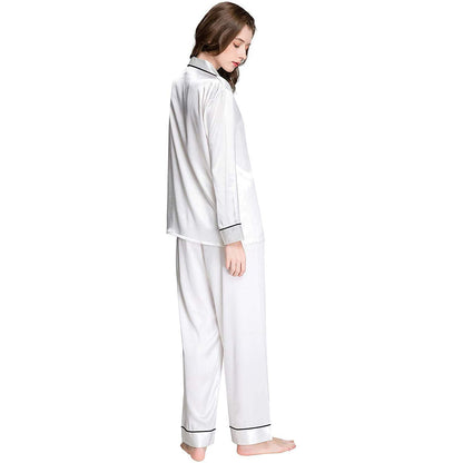 Affordable Women's Silk Pajamas Set – Button-Down Mulberry Silk Sleepwear