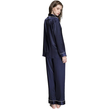 Affordable Women's Silk Pajamas Set – Button-Down Mulberry Silk Sleepwear