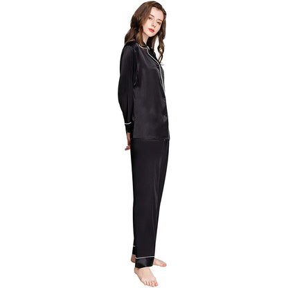 Affordable Women's Silk Pajamas Set – Button-Down Mulberry Silk Sleepwear