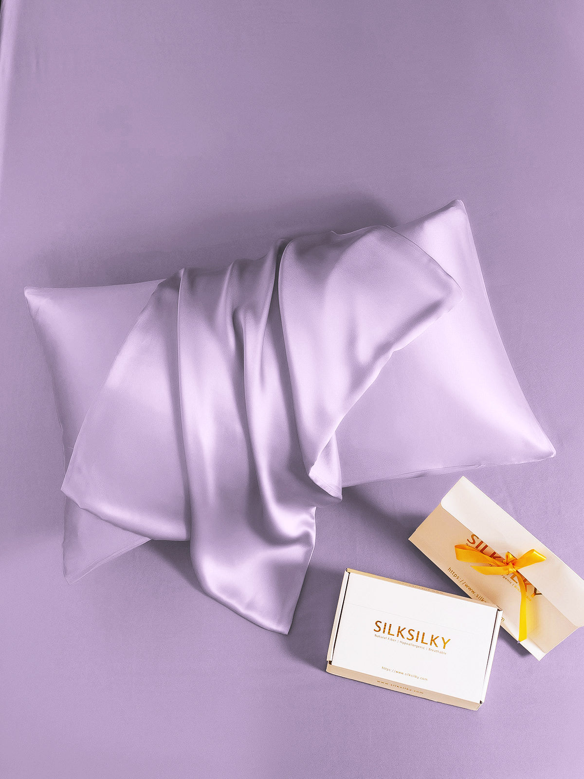 100% Mulberry Silk Pillowcase with Envelope Closure