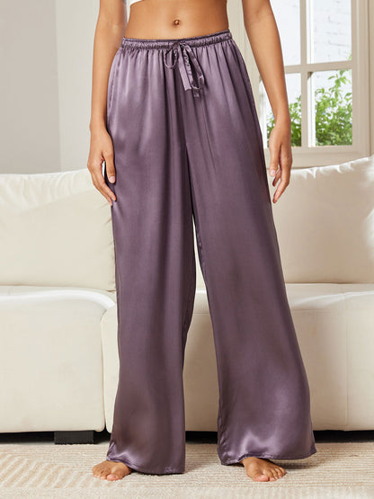 Pure Silk Casual Women‘s Pants