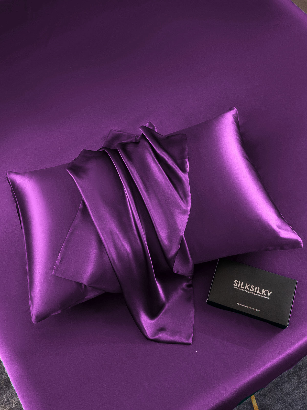 100% Mulberry Silk Pillowcase - Hidden Zipper