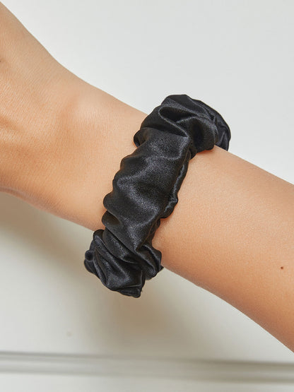 Pure Silk Midnight Scrunchies - Regular - 2cm