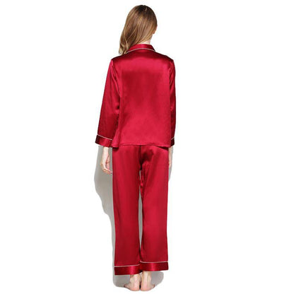 Silk Pajamas Long Mulberry Silk Two-Piece