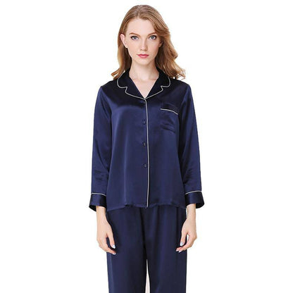 Silk Pajamas Long Mulberry Silk Two-Piece