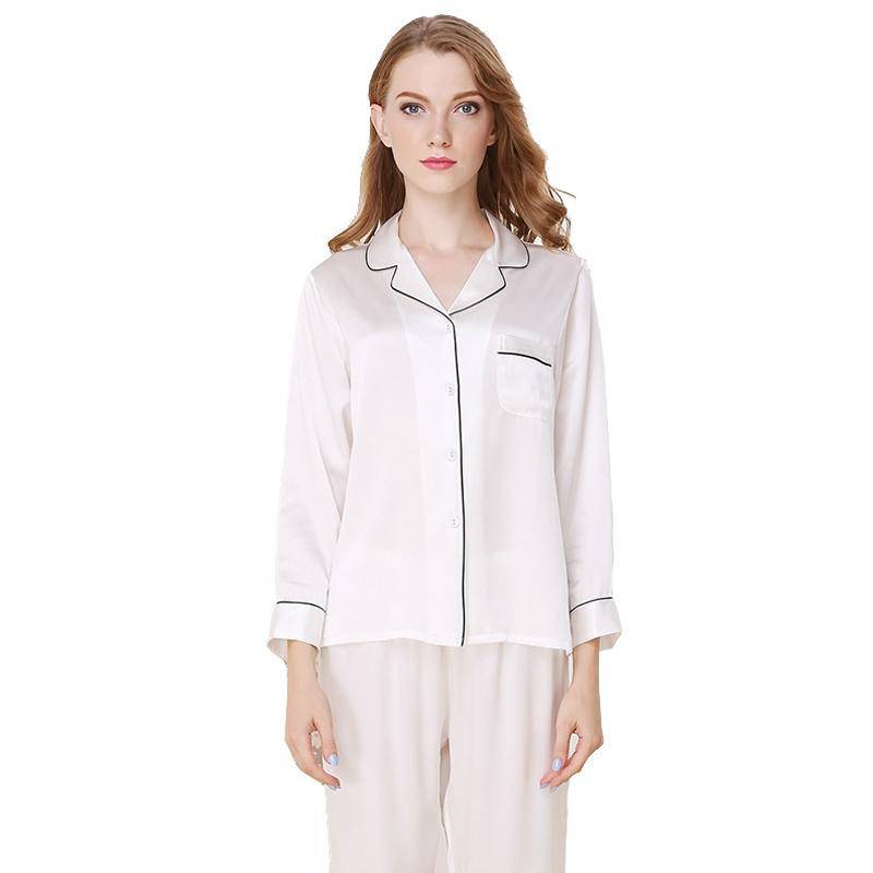 Silk Pajamas Long Mulberry Silk Two-Piece