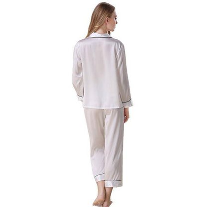 Silk Pajamas Long Mulberry Silk Two-Piece