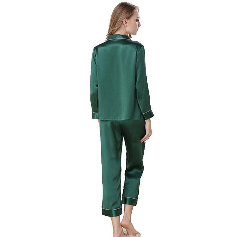 Silk Pajamas Long Mulberry Silk Two-Piece