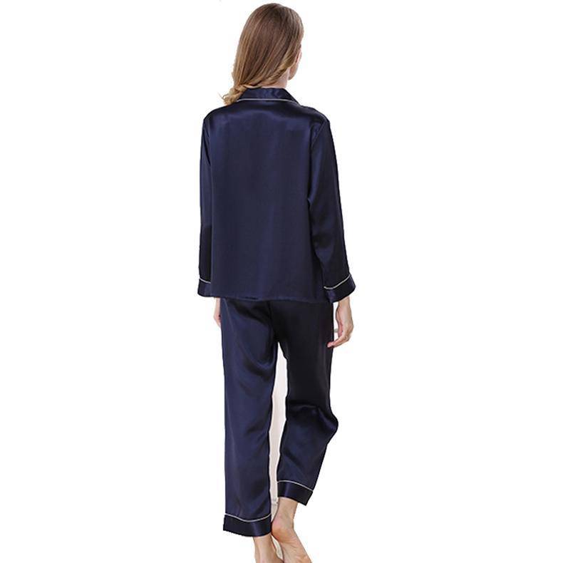 Silk Pajamas Long Mulberry Silk Two-Piece