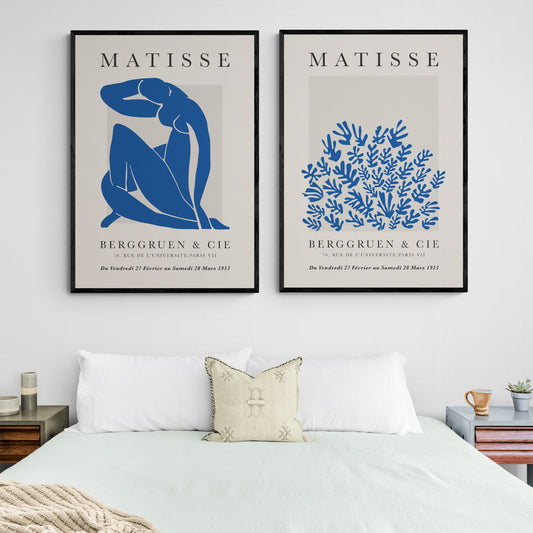 Blauw Naakt + Koraal by Henri Matisse