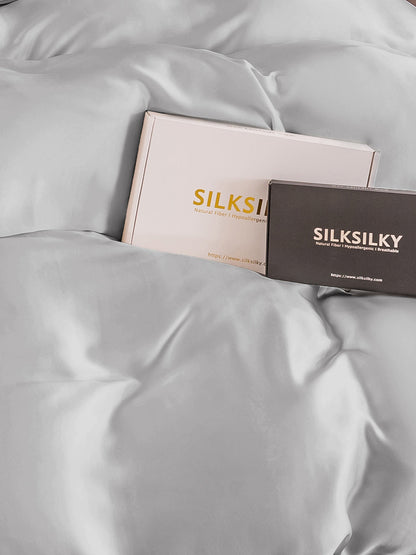 19Momme Mulberry Silk Seamless Duvet Cover