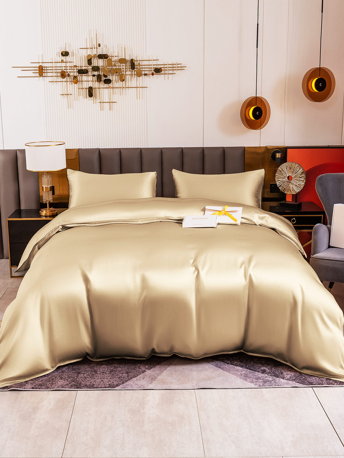 22Momme Mulberry Silk Seamless Duvet Cover