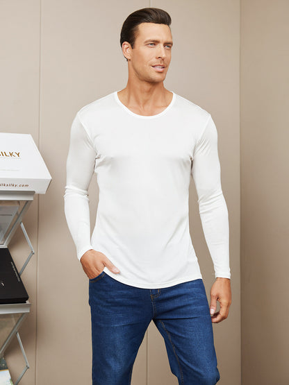 Mens Silk Knitted Tee