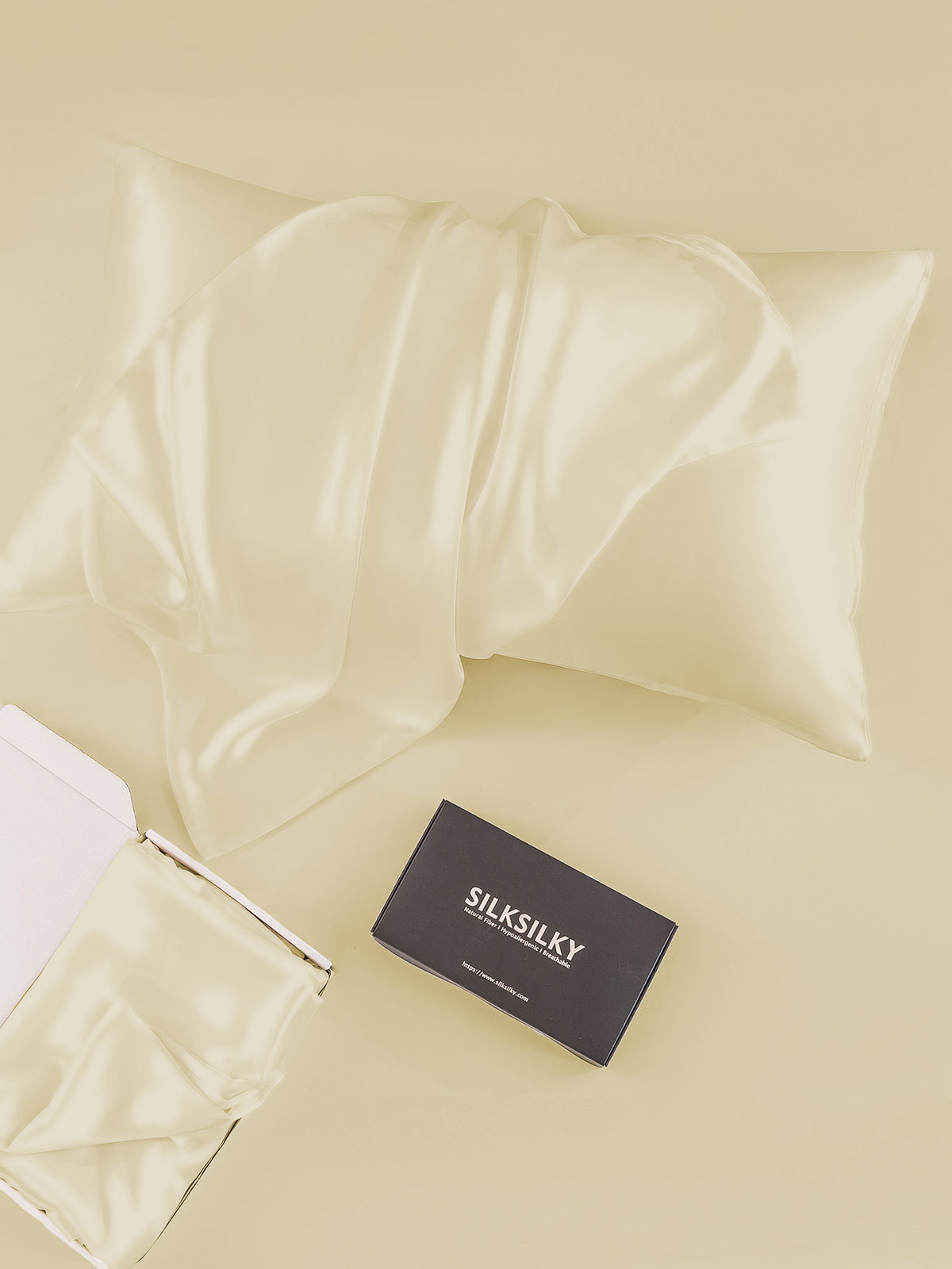 30Momme Luxurious 100% Silk Pillowcase - Hidden Zipper