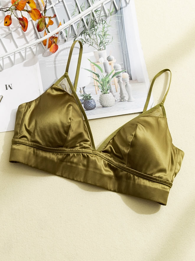 Sexy Comfy Silk Blend Bralette (Panty not included)