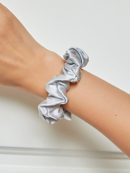 Pure Silk Midnight Scrunchies - Regular - 2cm