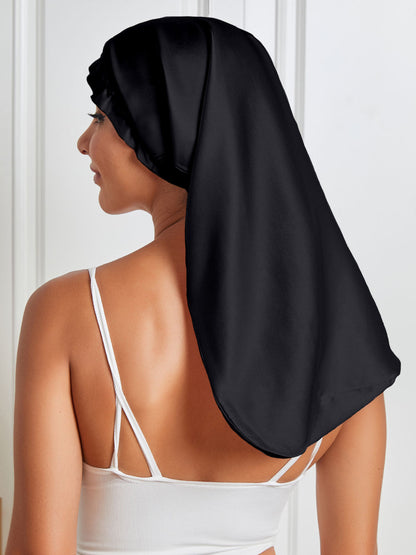 Elegant Night Silk Bonnet Sleep Cap