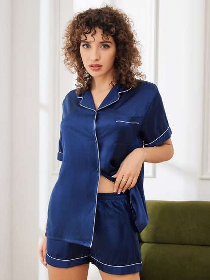 Pure Silk Pajamas Short Set