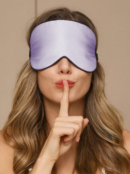 Pure Silk Solid Color Sleep Eye Mask