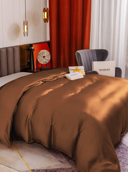 19Momme Mulberry Silk Seamless Duvet Cover