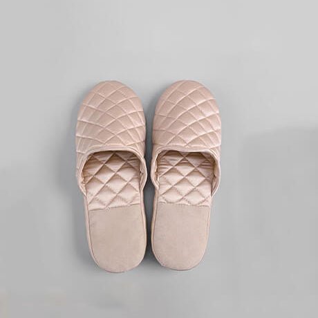 Luxury Soft Satin Home Slippers for Women | Travel-Friendly Soft-Soled Slippers