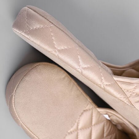 Luxury Soft Satin Home Slippers for Women | Travel-Friendly Soft-Soled Slippers