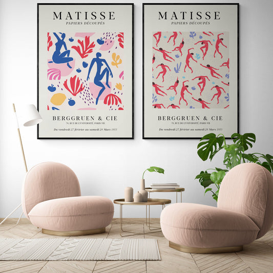 2x Henri Matisse 'Knipkunst'